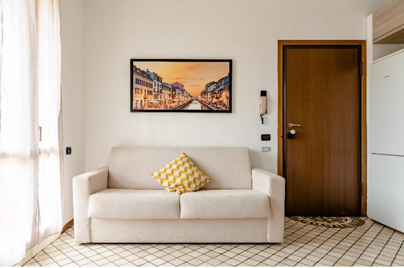 Χώρος καθιστικού στο Tra natura e città - appartamento con giardino