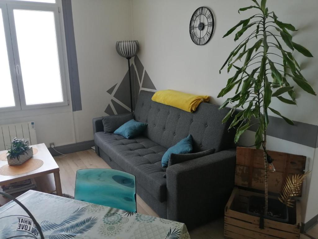 Posezení v ubytování Appartement Cosy
