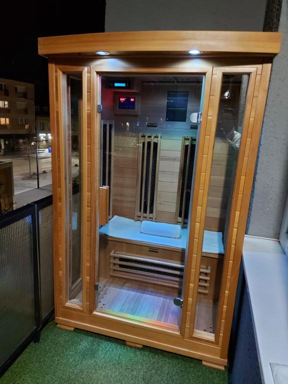 Balkón nebo terasa v ubytování Central Residence