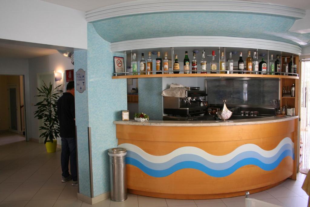 Lounge nebo bar v ubytování Hotel Lisa