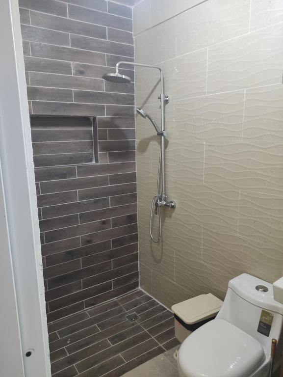 Koupelna v ubytování Samana house