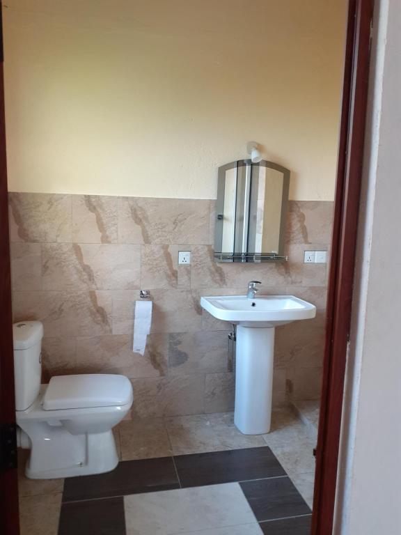 Koupelna v ubytování SLG Villa Hikkaduwa