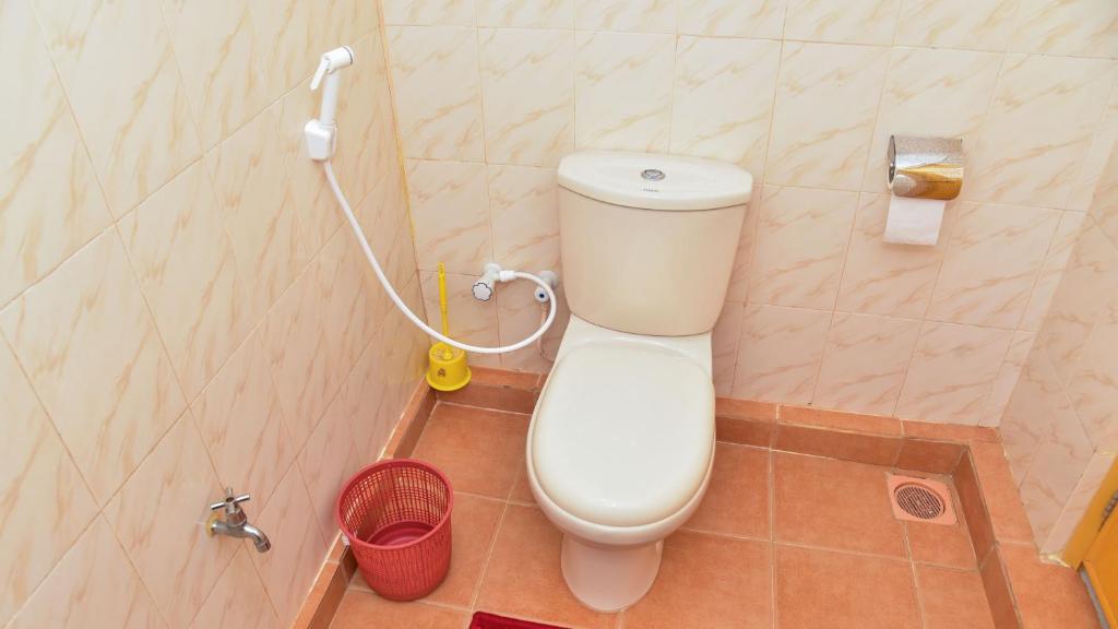 Koupelna v ubytování Sayare Inn