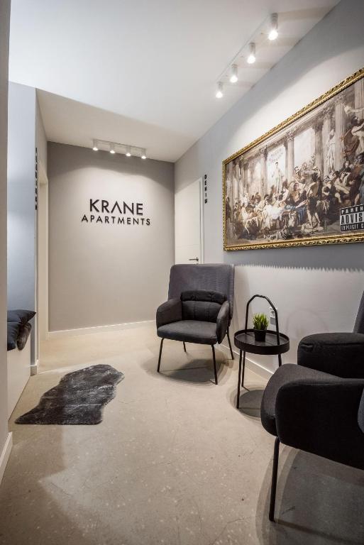Posedenie v ubytovaní Krane Apartments Ó utca