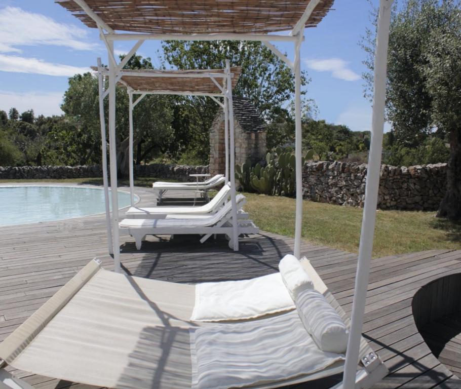 Bazén v ubytování Masseria Trulli&Stelle B&B nebo v jeho okolí