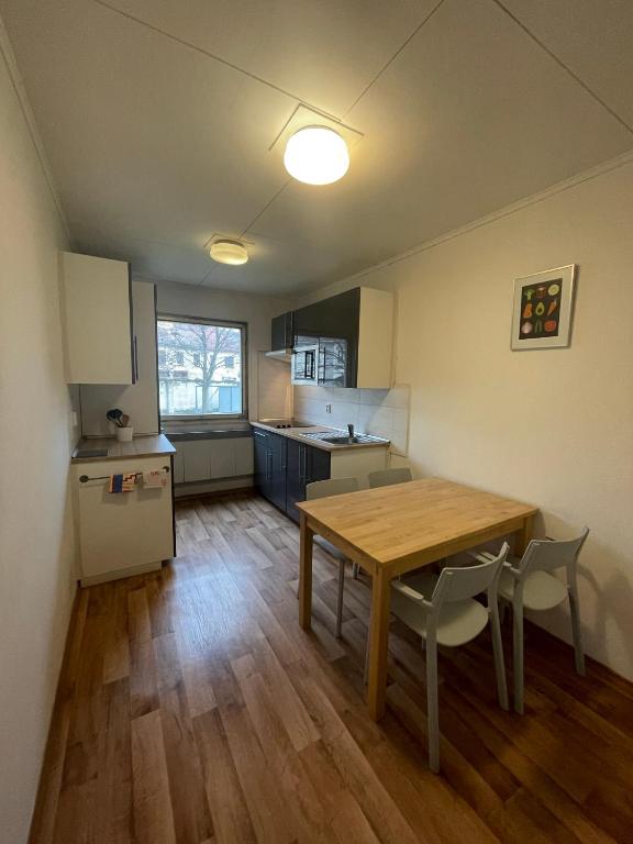 Köök või kööginurk majutusasutuses Hostel U Sv. Štěpána