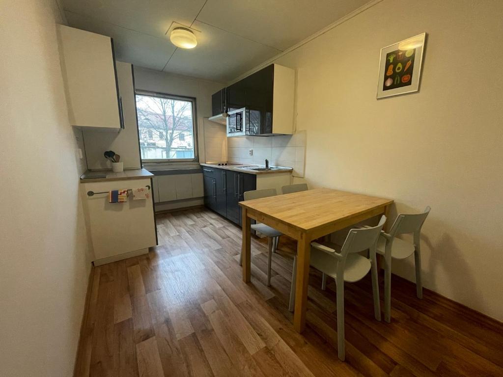 Köök või kööginurk majutusasutuses Hostel U Sv. Štěpána