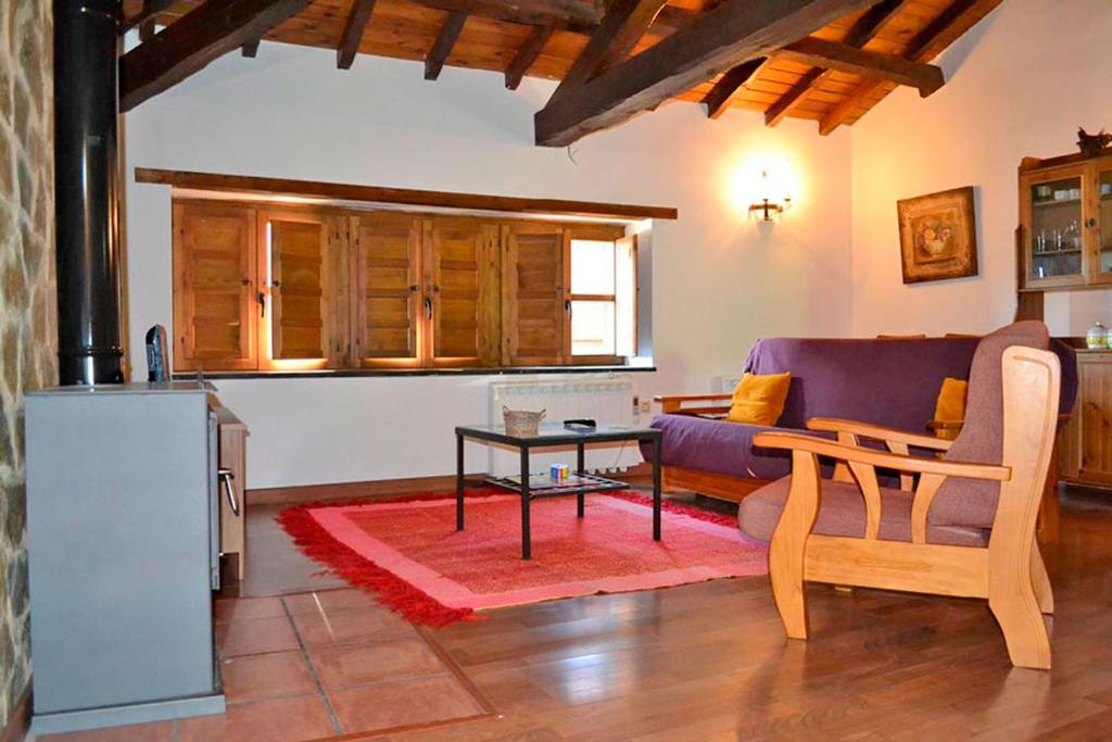 A seating area at Pedrazales Rural