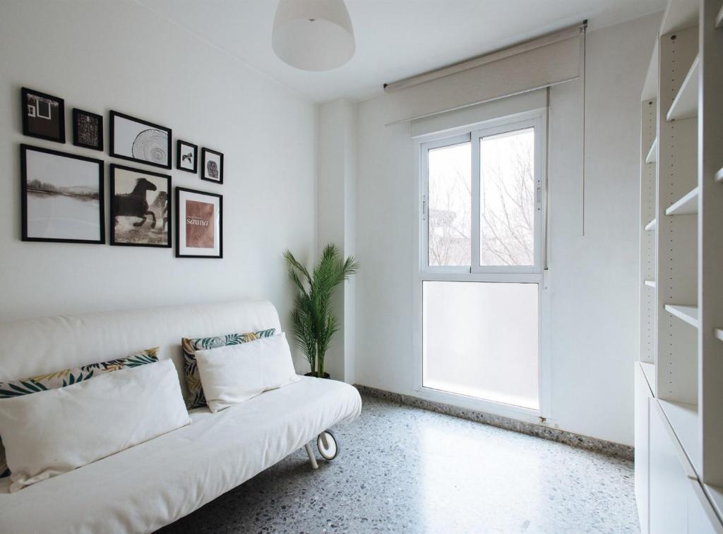 Posteľ alebo postele v izbe v ubytovaní Calatrava Suite Apartment
