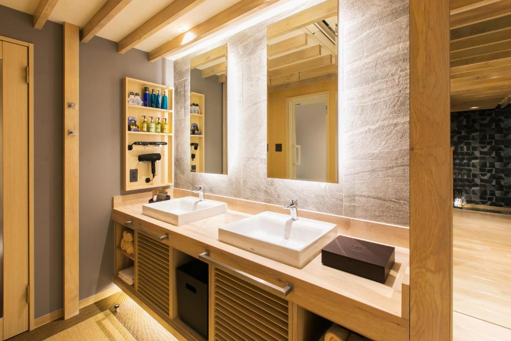Koupelna v ubytování HOTEL 粋