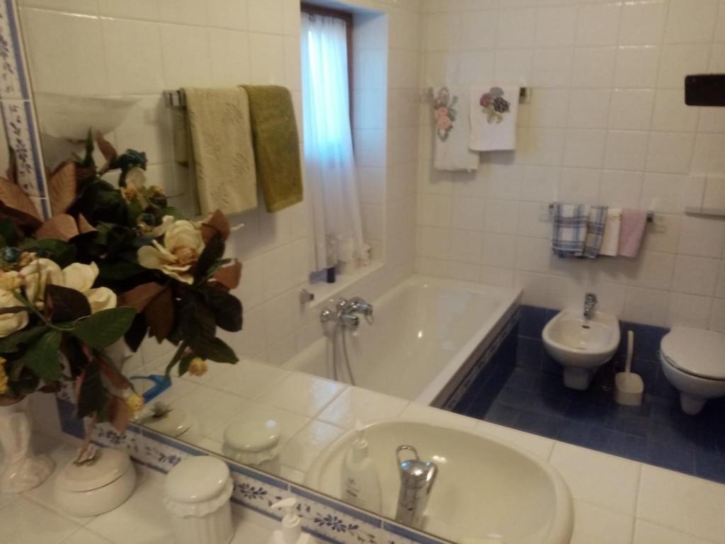 Koupelna v ubytování Siusi Sciliar Apartment