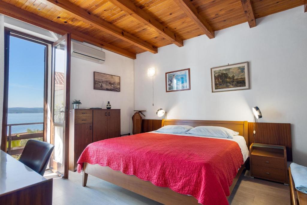 Postel nebo postele na pokoji v ubytování Villa Rustica Apartment