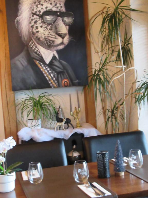 Posezení v ubytování Hôtel Restaurant N 4