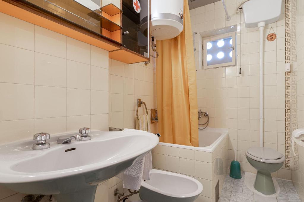 Koupelna v ubytování Villa Rustica Apartment