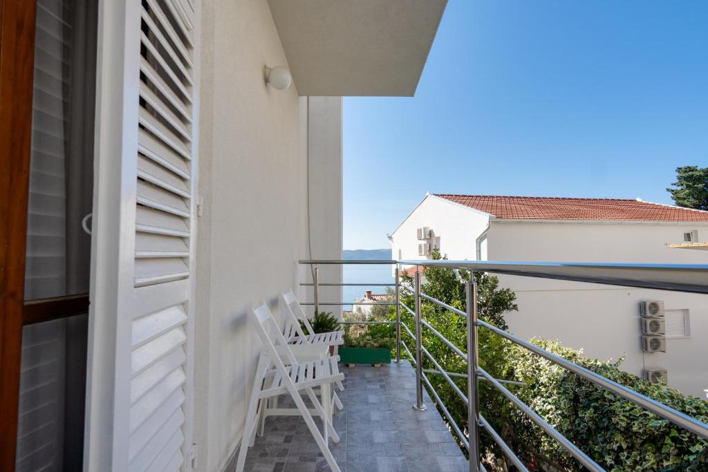 Balkón nebo terasa v ubytování Villa Rustica Apartment
