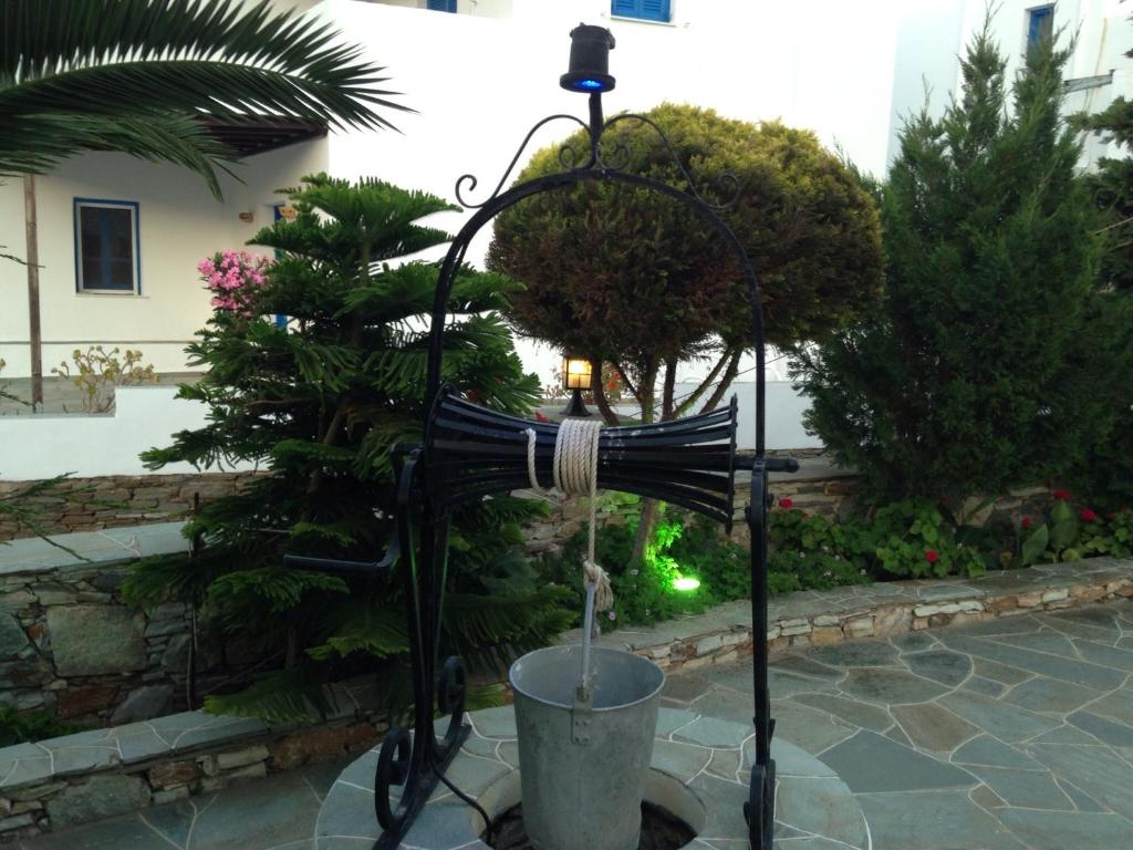 A garden outside Kohylia Beach Guest House