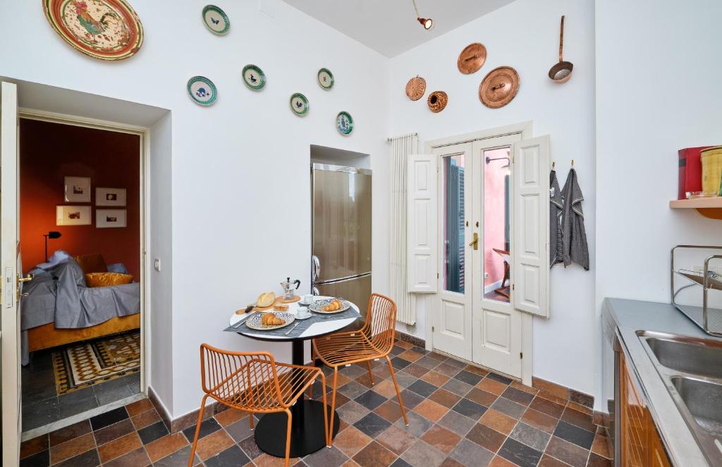 Posedenie v ubytovaní Casa Rosa