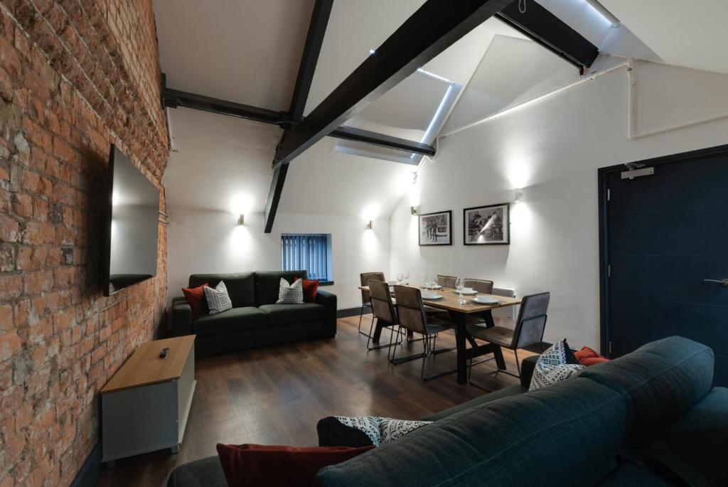 Χώρος καθιστικού στο Harrisons Aparthotel Liverpool