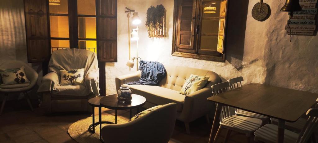 Posezení v ubytování La Casita de Betania