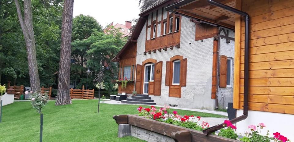 Zahrada ubytování Pokój SERCE KRYNICY