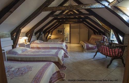 Postel nebo postele na pokoji v ubytování Hôtel Armony