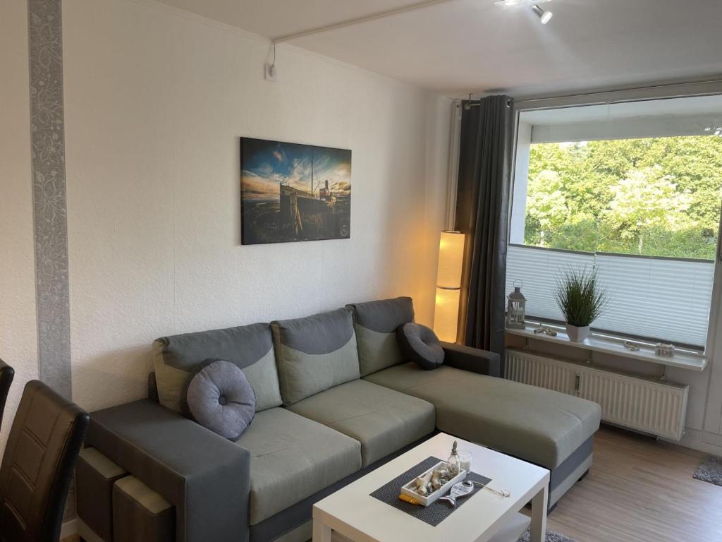 Posezení v ubytování Ferienwohnung Albatros