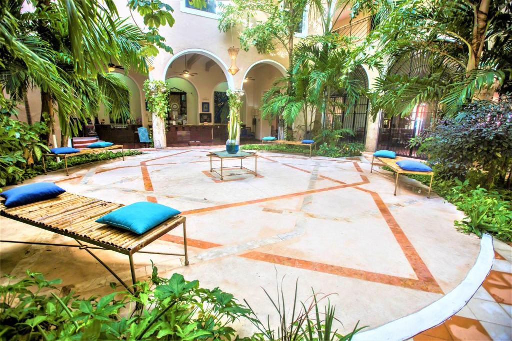 Zahrada ubytování Hotel Merida