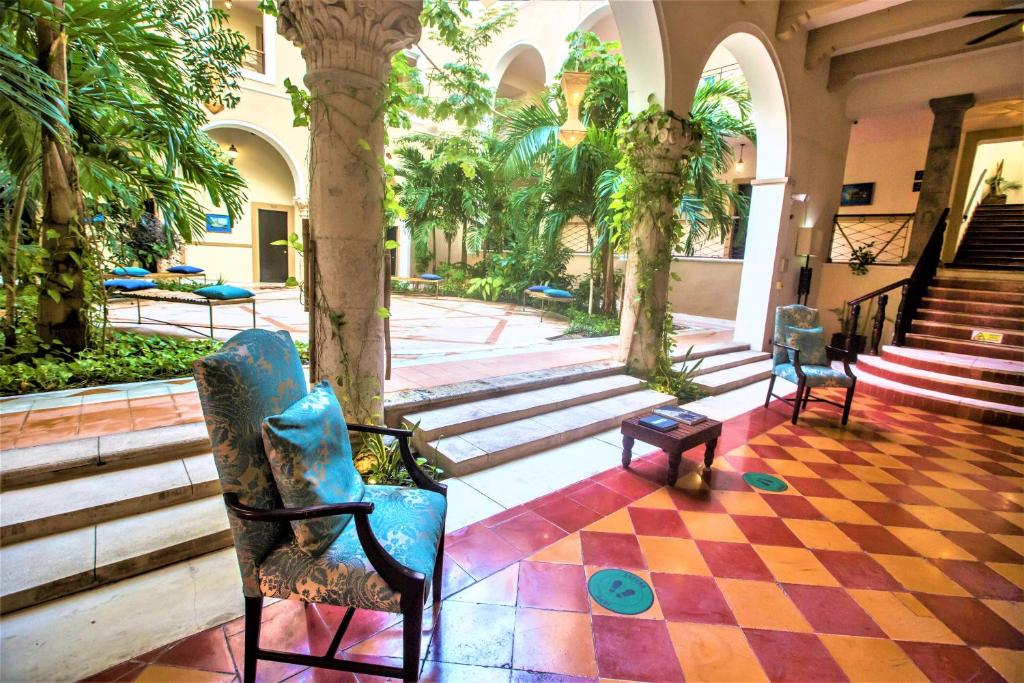 Zahrada ubytování Hotel Merida