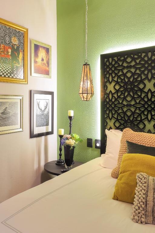 Postel nebo postele na pokoji v ubytování Hotel Casamada