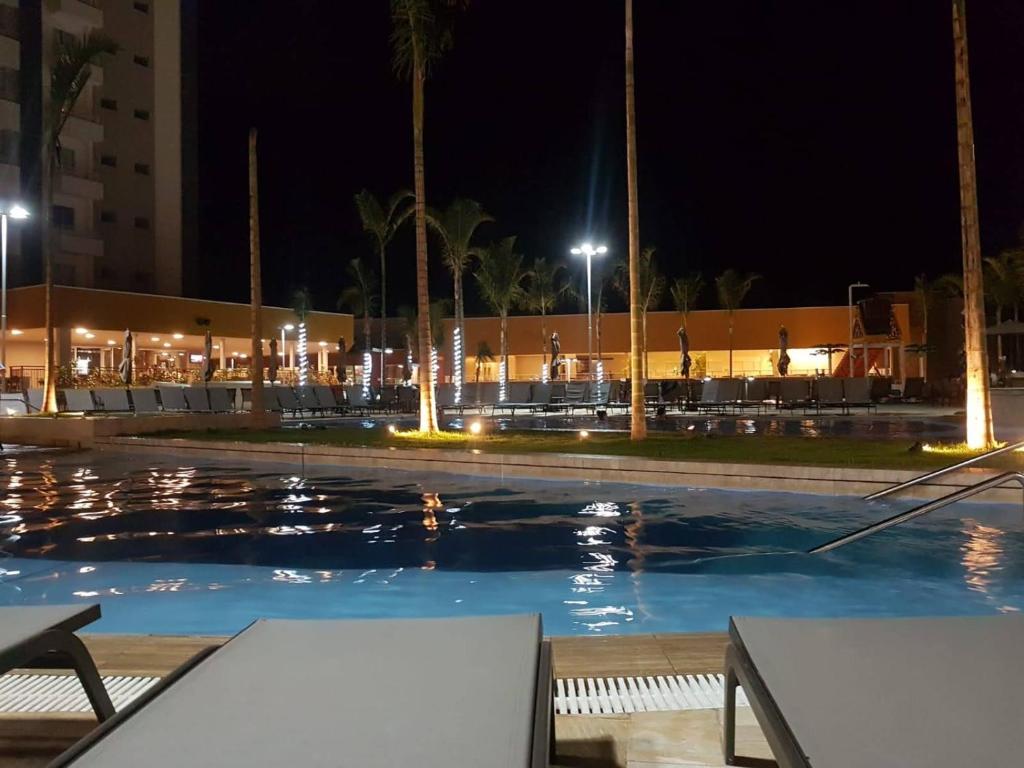 Kolam renang di atau dekat dengan Grein Solar das Águas Park Resort