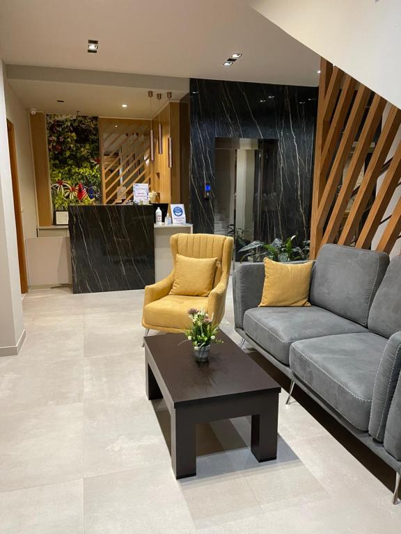 Posezení v ubytování Hotel Erjuma