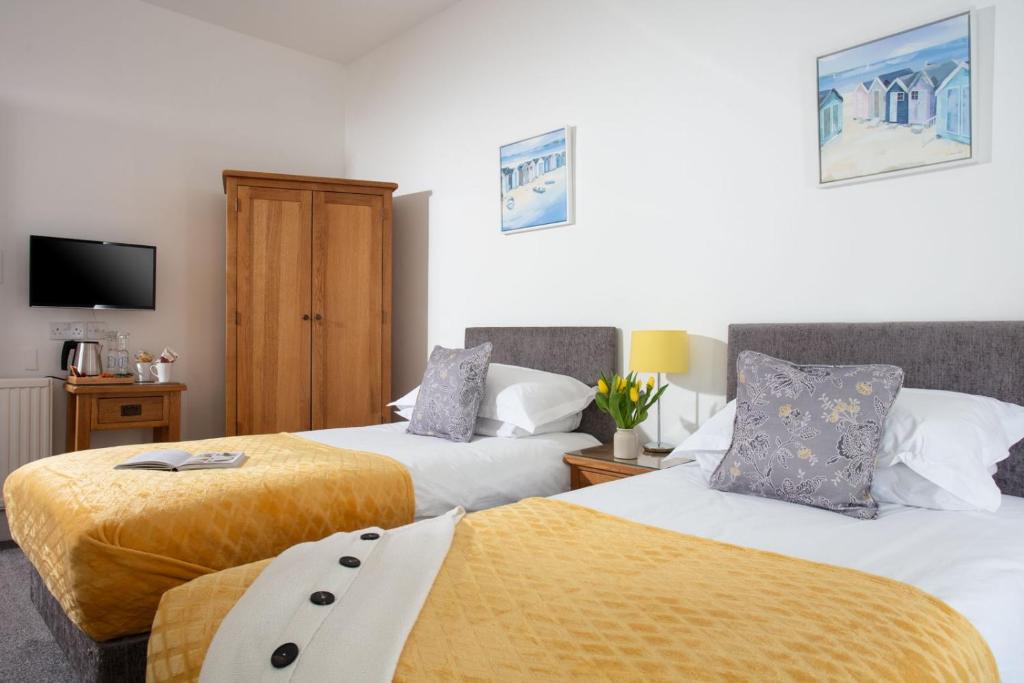Gyllyngvase House - Chambre Lits Jumeaux