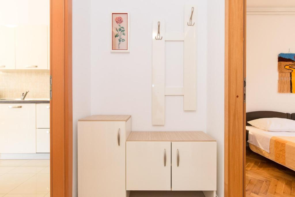 Postel nebo postele na pokoji v ubytování Lana
