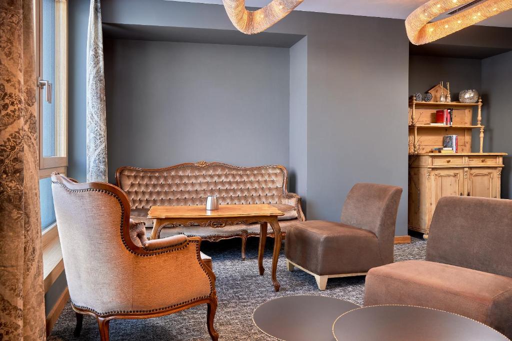 Posezení v ubytování Alpenhotel Perner