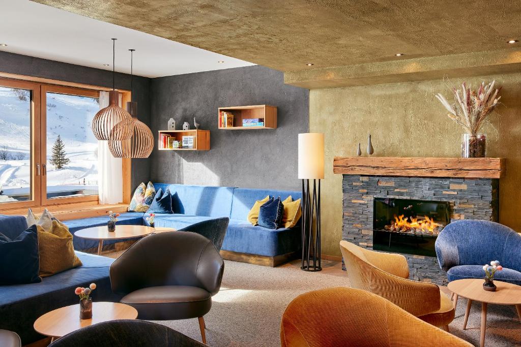 Posezení v ubytování Alpenhotel Perner