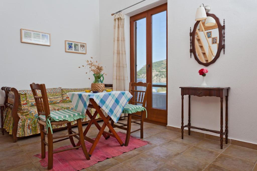 Posezení v ubytování Del Sol Skopelos