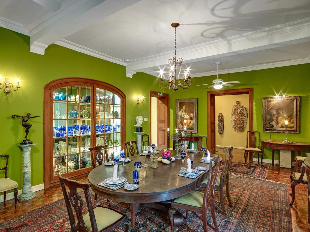 Restaurace v ubytování Colleton Great House