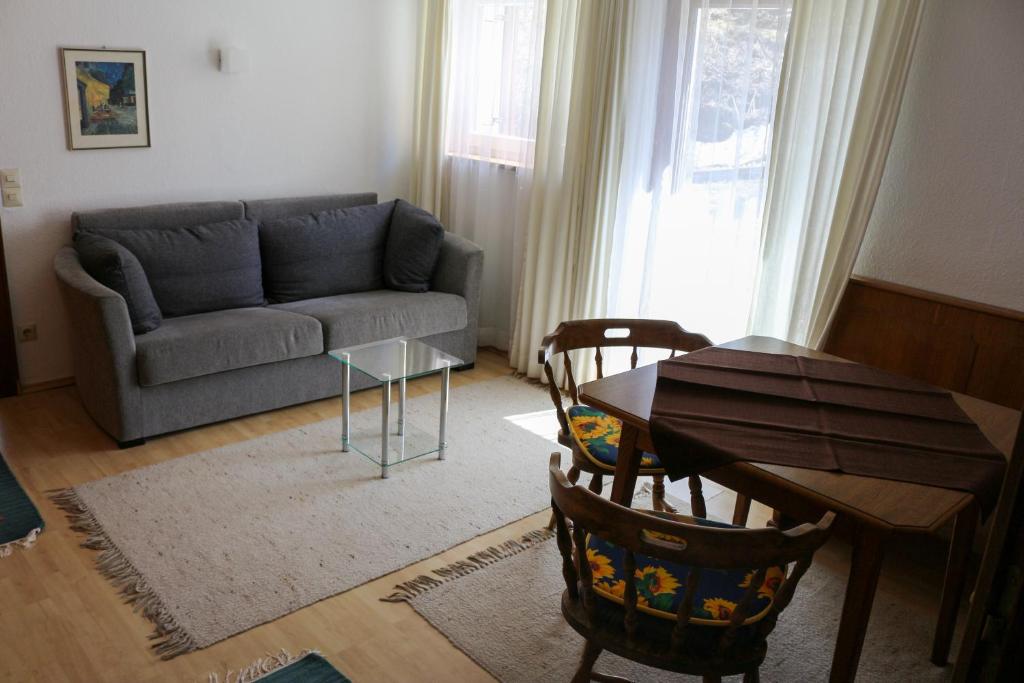 Posezení v ubytování Haus Alpina