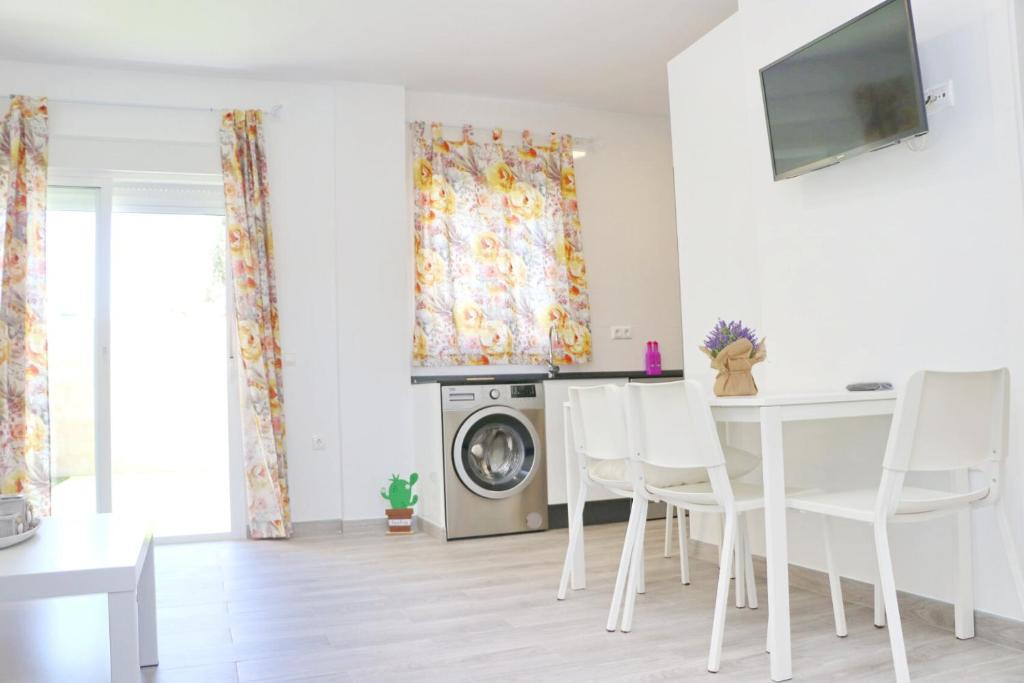 Telewizja i/lub zestaw kina domowego w obiekcie Chalet del Sultan