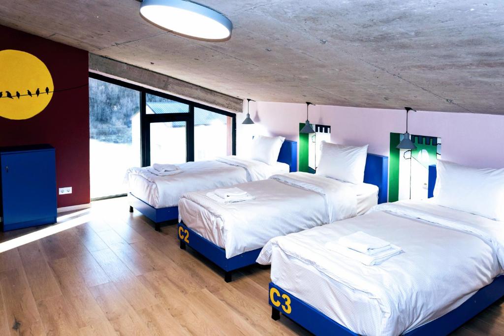 Katil atau katil-katil dalam bilik di Paliani Hostel