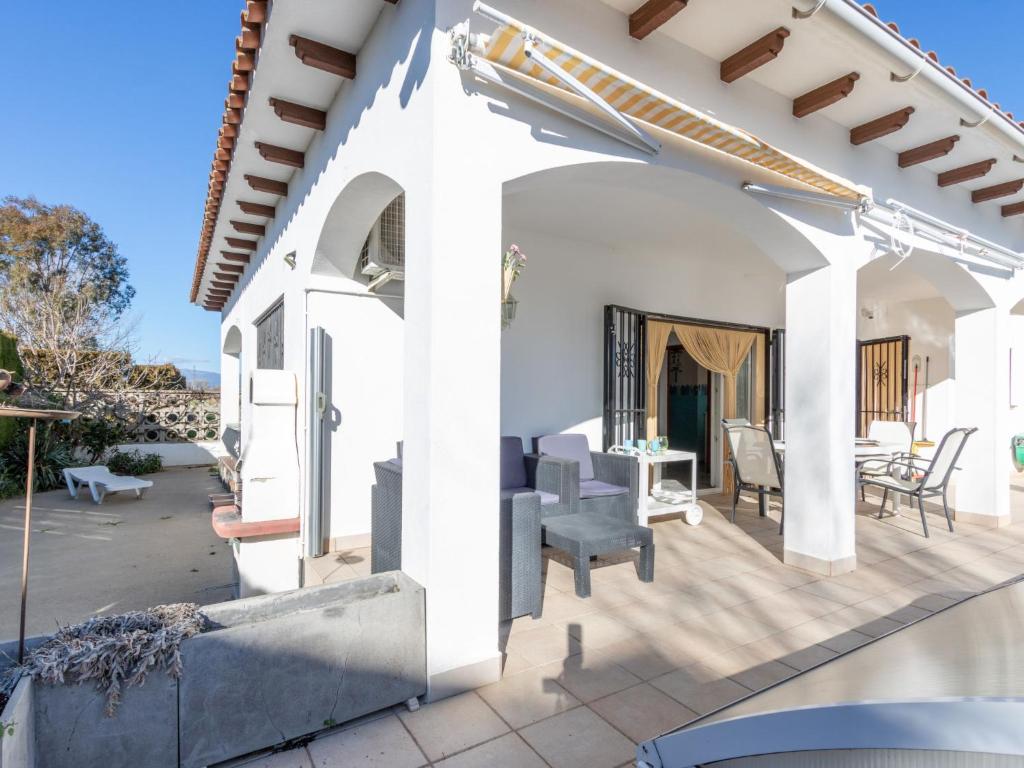 Balkón nebo terasa v ubytování Holiday Home Erbanozi by Interhome