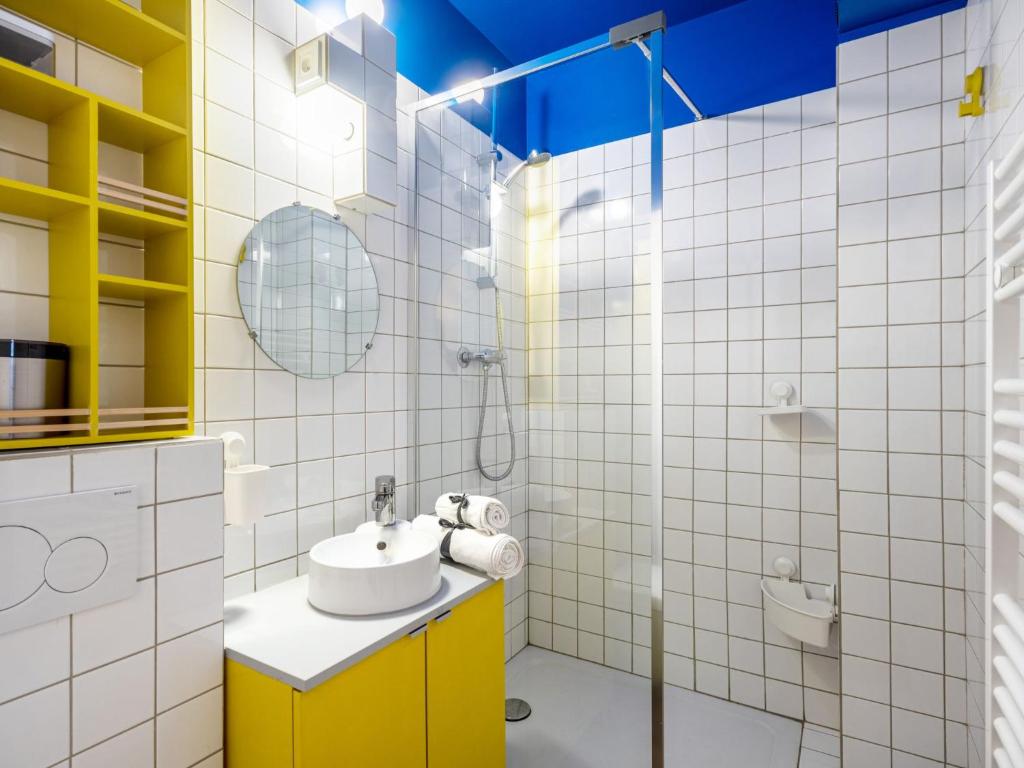 Koupelna v ubytování Studio Trouz Ar Mor-3 by Interhome