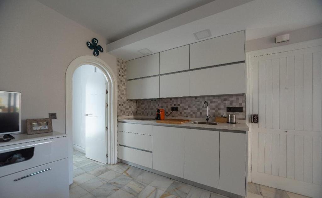 Kuchyň nebo kuchyňský kout v ubytování Casa el Jardin de Indalo - Mojacar Playa
