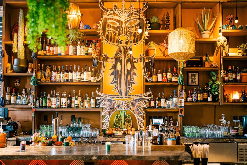 Lounge nebo bar v ubytování Generator Miami
