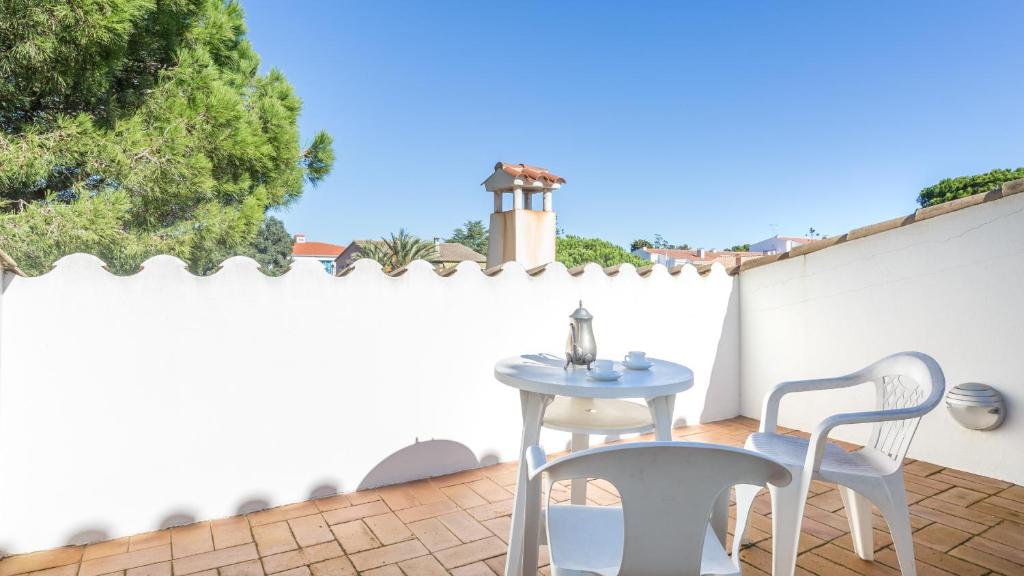 Balkón nebo terasa v ubytování Atic Mar - Calella de Palafrugell
