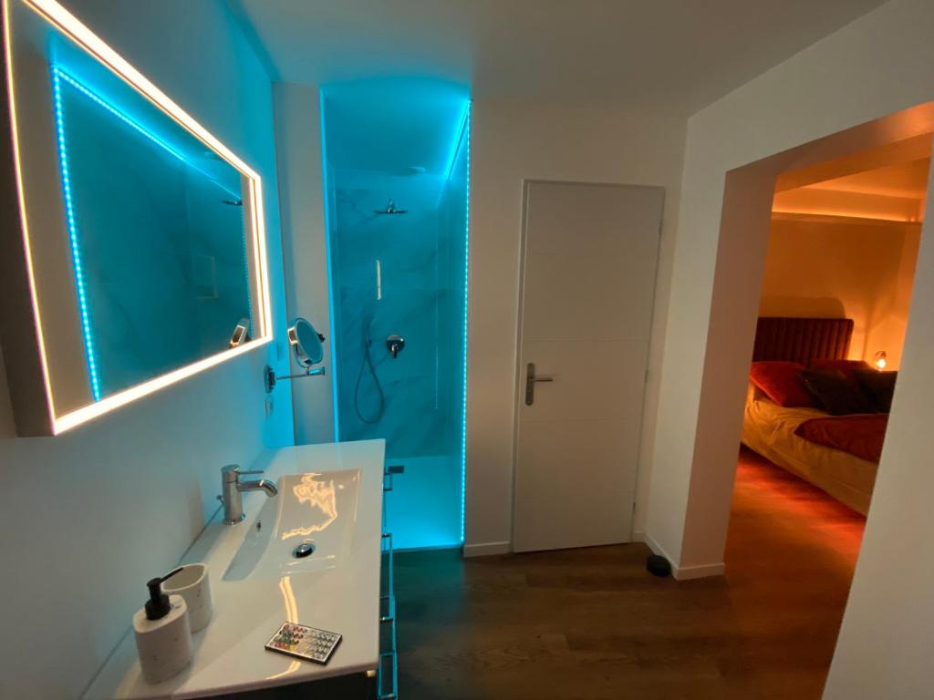 Postel nebo postele na pokoji v ubytování Le Rêve d'une Nuit
