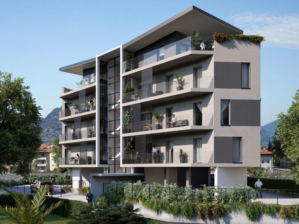 Budynek, w którym mieści się apartament