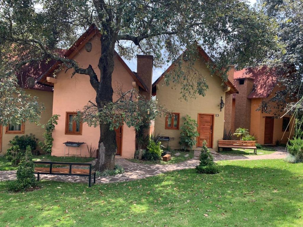 Zahrada ubytování CABAÑAS SAN MATEO en mazamitla