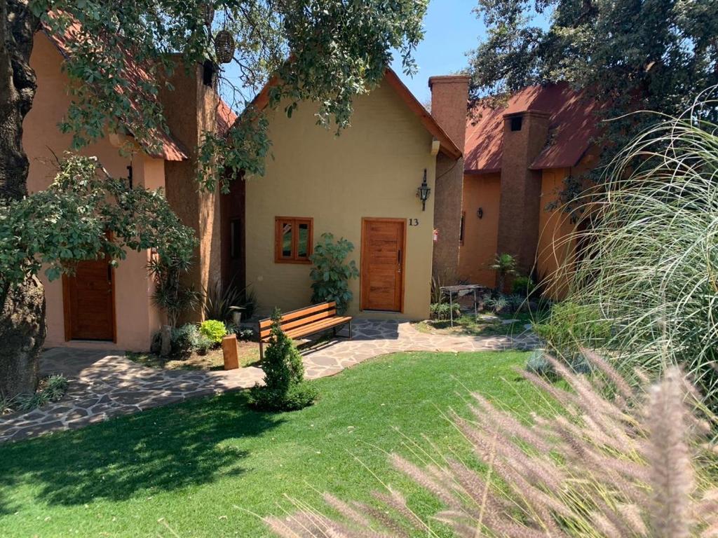 Zahrada ubytování CABAÑAS SAN MATEO en mazamitla