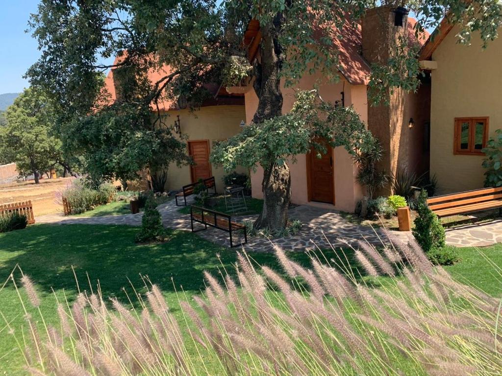 Zahrada ubytování CABAÑAS SAN MATEO en mazamitla